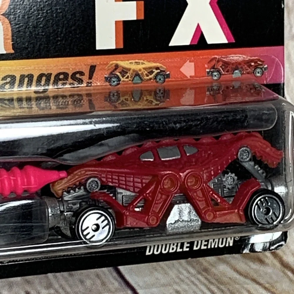1994 Hot Wheels Color FX Swarmula & Double Demon Die Cast Toy Car Set Vintage